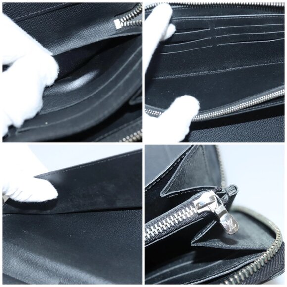 LOUIS VUITTON Epi Zippy Organizer Long Wallet Black M63852 LV Auth - Picture 16 of 16